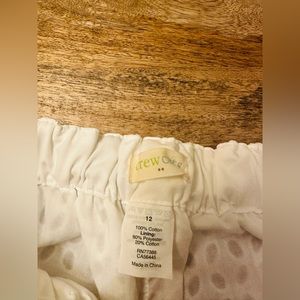 BRAND New (with tags), J.Crew cuts, white girls shorts, size 12